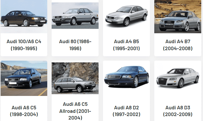Audi bontott alkatrészek